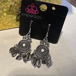 Paparazzi Silver Boho Dangle Earrings